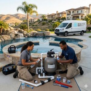 Pool Equipment Installations for pool filter systems in Corona CA