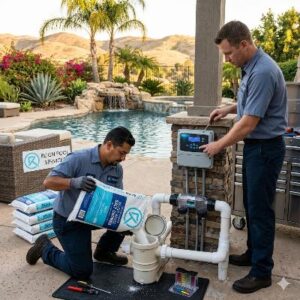 Pool Salt Systems - Reign Pool Services - Reign Pool Services Salt system Pool Services installation in Corona CA