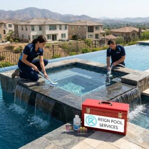 Spa Cleaning - Reign Pool Services - Reign Pool Services Professional Pool Cleaning Service in Corona, CA