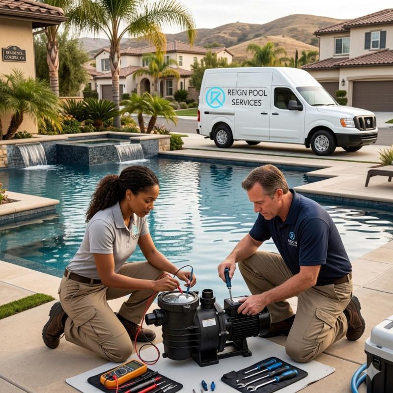 Pool Pump Repair service and Pool Repairs in Corona CA